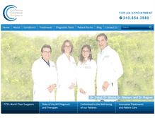 Tablet Screenshot of californiacolorectalsurgeons.com